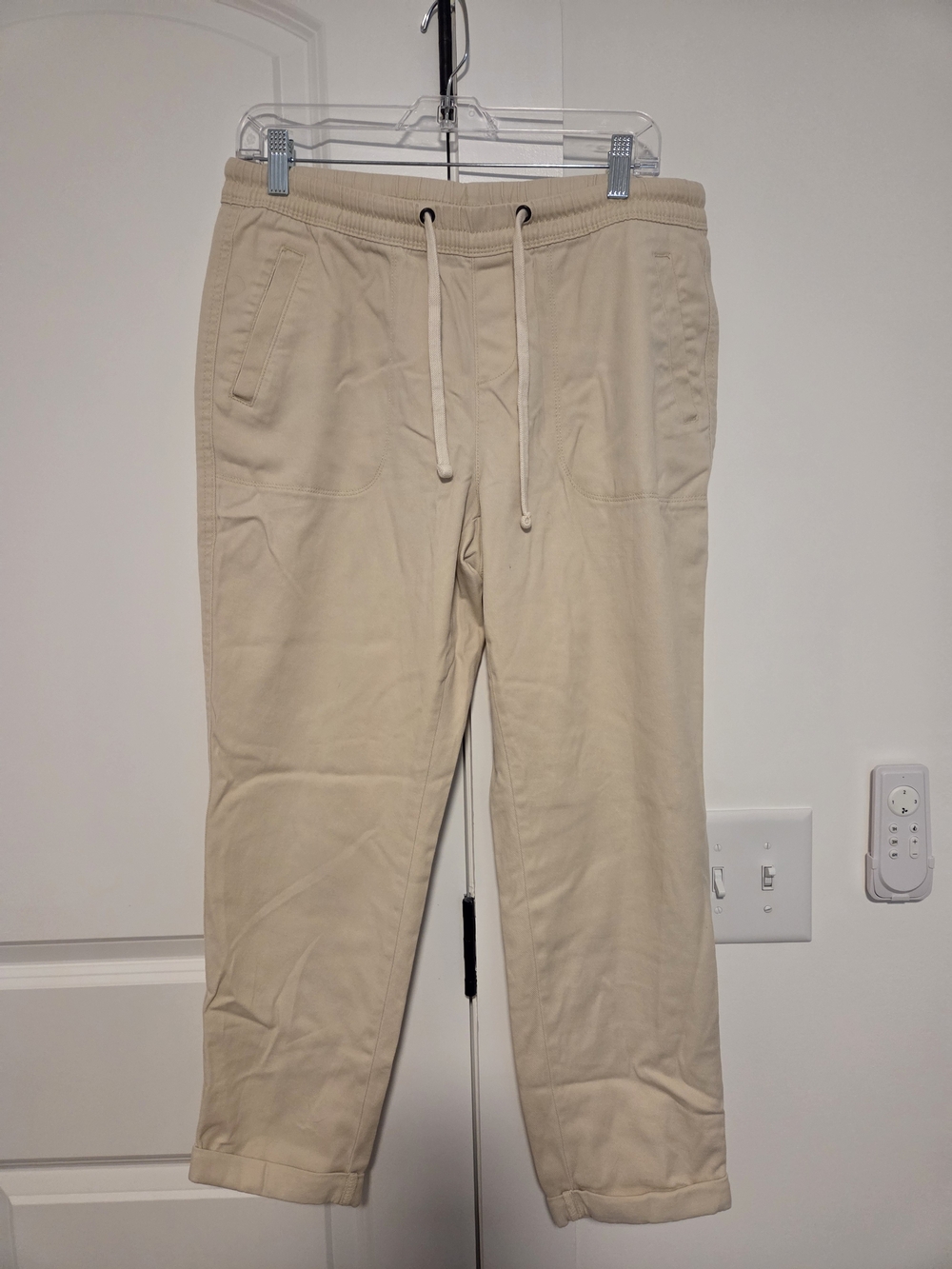 Time and Tru Beige Drawstring Jogger Pants